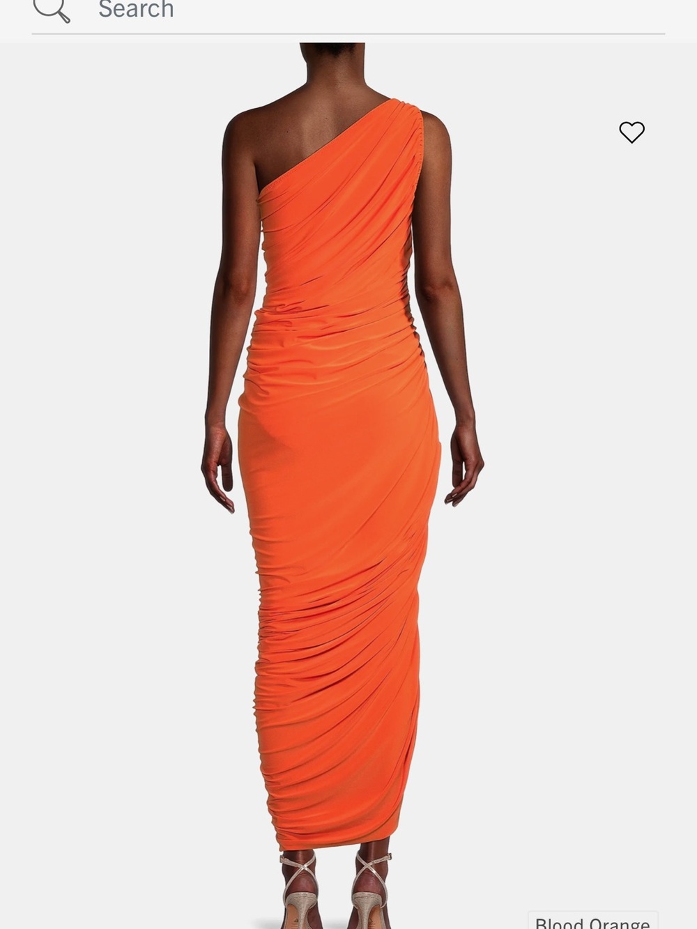 Diana Ruched One-Shoulder Gown - Picture 2 of 5